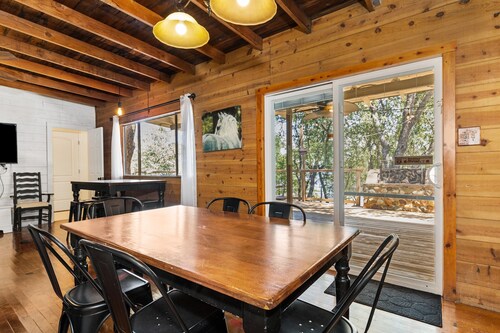 5. Tree House with Game Room (on private peninsula with dock)