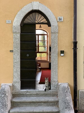 Exterior detail - Cervano Gino country apartment with lake view and fireplace (Lombardia)