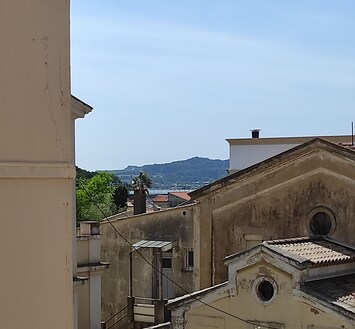 Blick von der Unterkunft