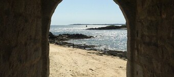 Appartement calme lumineux, bord de mer Bretagne, à 1 minute à pied de la plage.