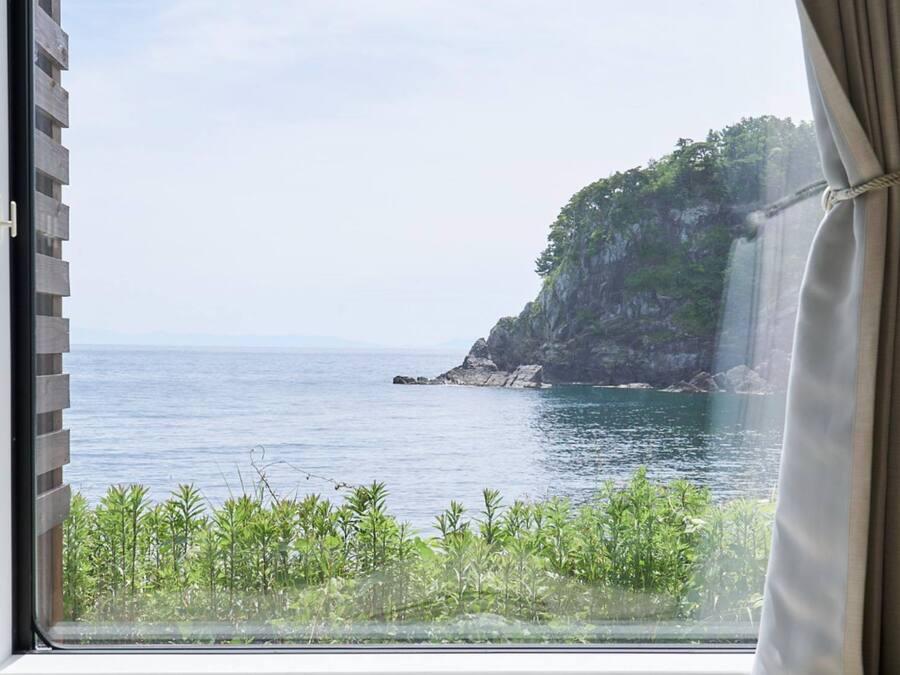 Standaard huisje | Uitzicht vanuit de kamer