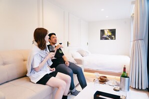 Duntäcken, mörkläggningsgardiner och gratis wi-fi