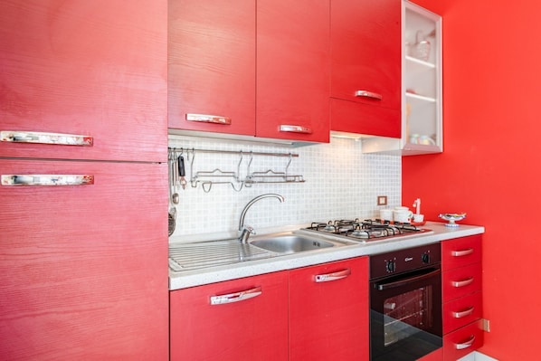 Microwave, oven, stovetop, toaster
