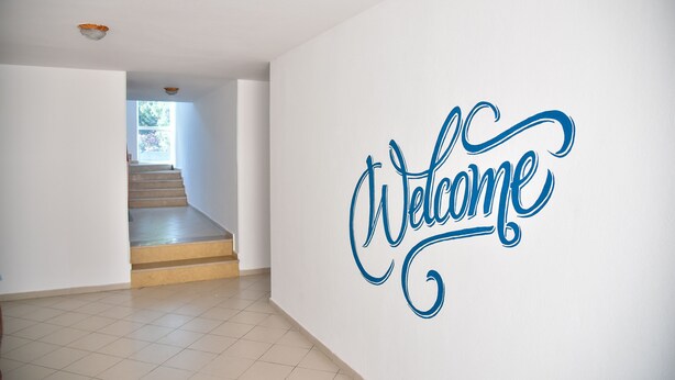 Interior entrance