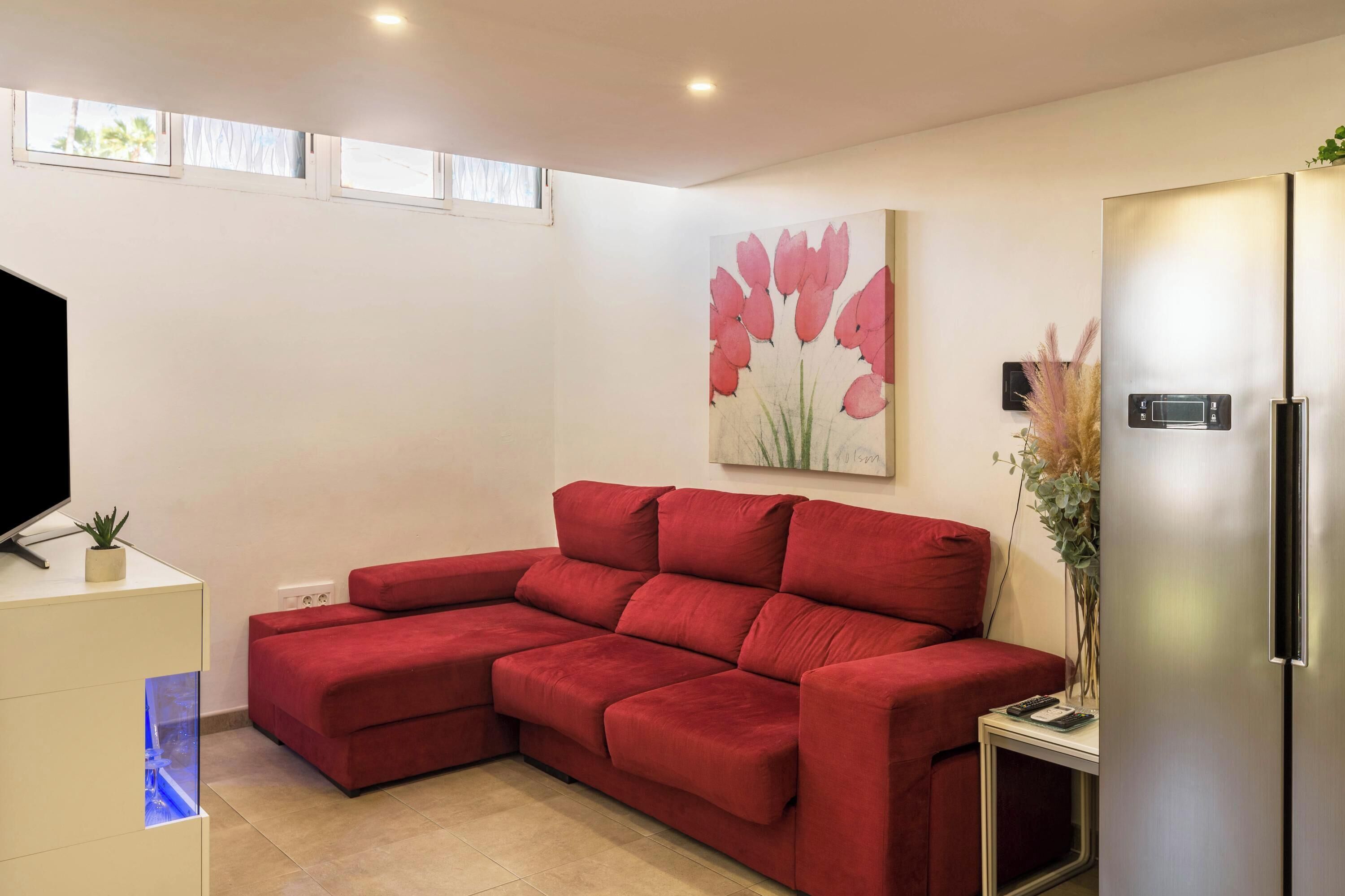 Télévision, table de tennis de table