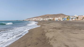Vlak bij het strand