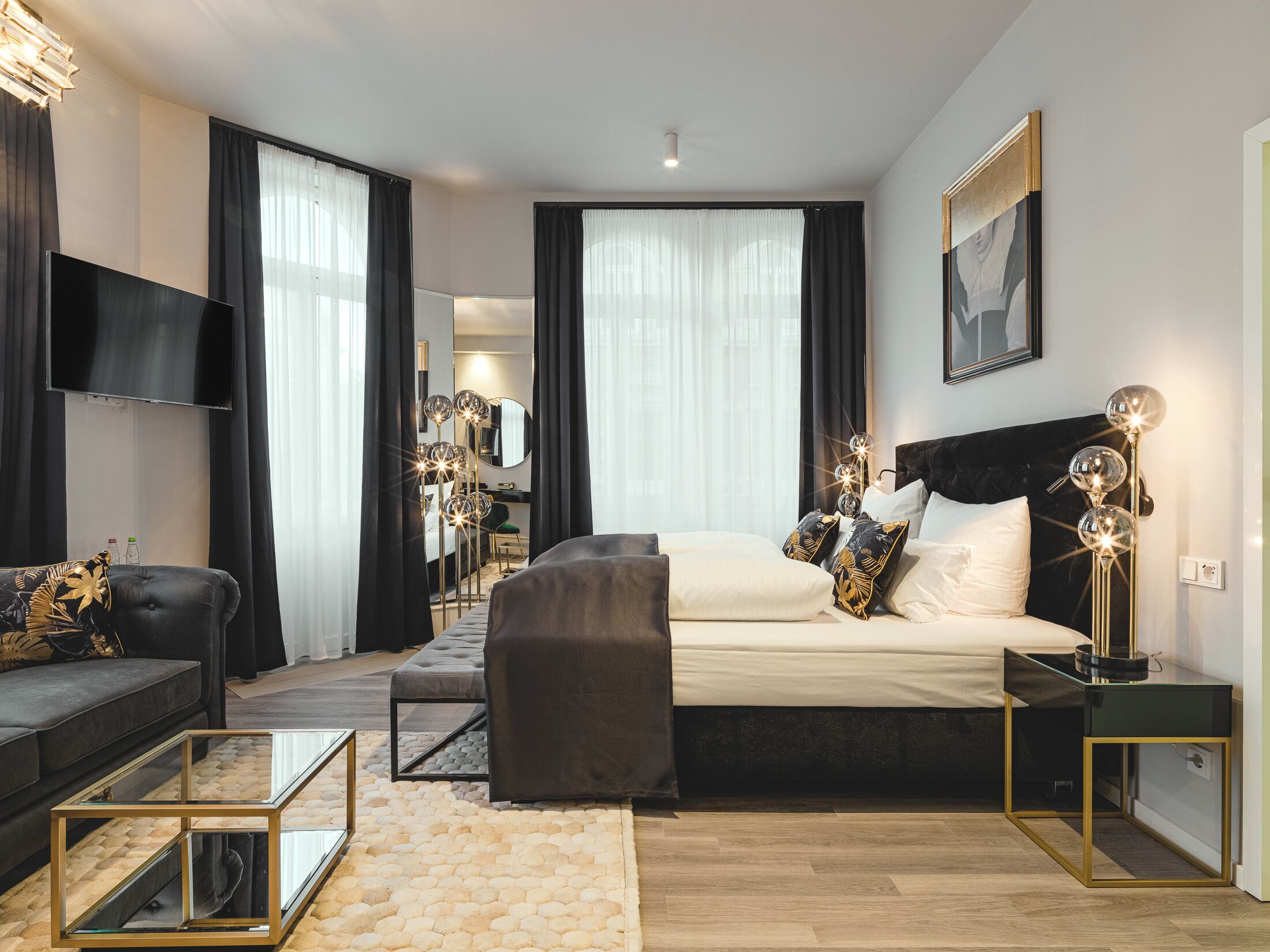 スーペリア ダブルルーム | セーフティボックス (室内)、遮光カーテン、防音設備、アイロン / アイロン台