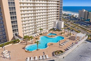 A heated pool - Laketown 1 Bed/2BA/GV Inquire for Monthly Rates (Panama City Beach)