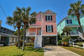 Exterior - Shore Bet - Four Bedroom, Three Bathroom House with Private Pool (Surfside Beach)