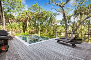 Terrace/patio - Pool, view, stunning interior, perfection! (Kiawah Island)