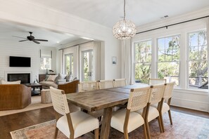 Dining - Pool, view, stunning interior, perfection! (Kiawah Island)