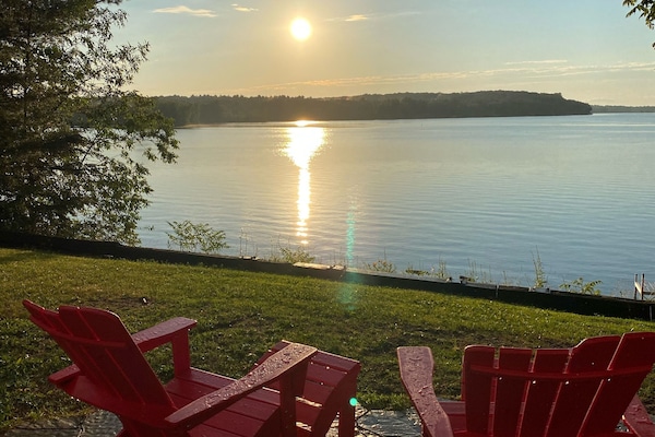 Sunset view from bar