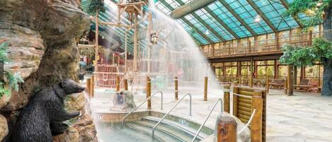 Indoor pool, outdoor pool