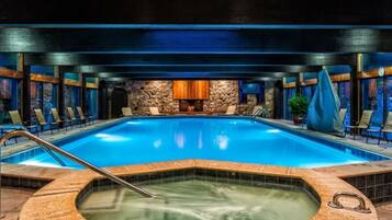 Indoor pool, outdoor pool