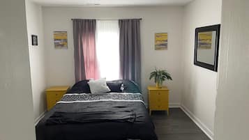 1 habitación, tabla de planchar con plancha, wifi y ropa de cama