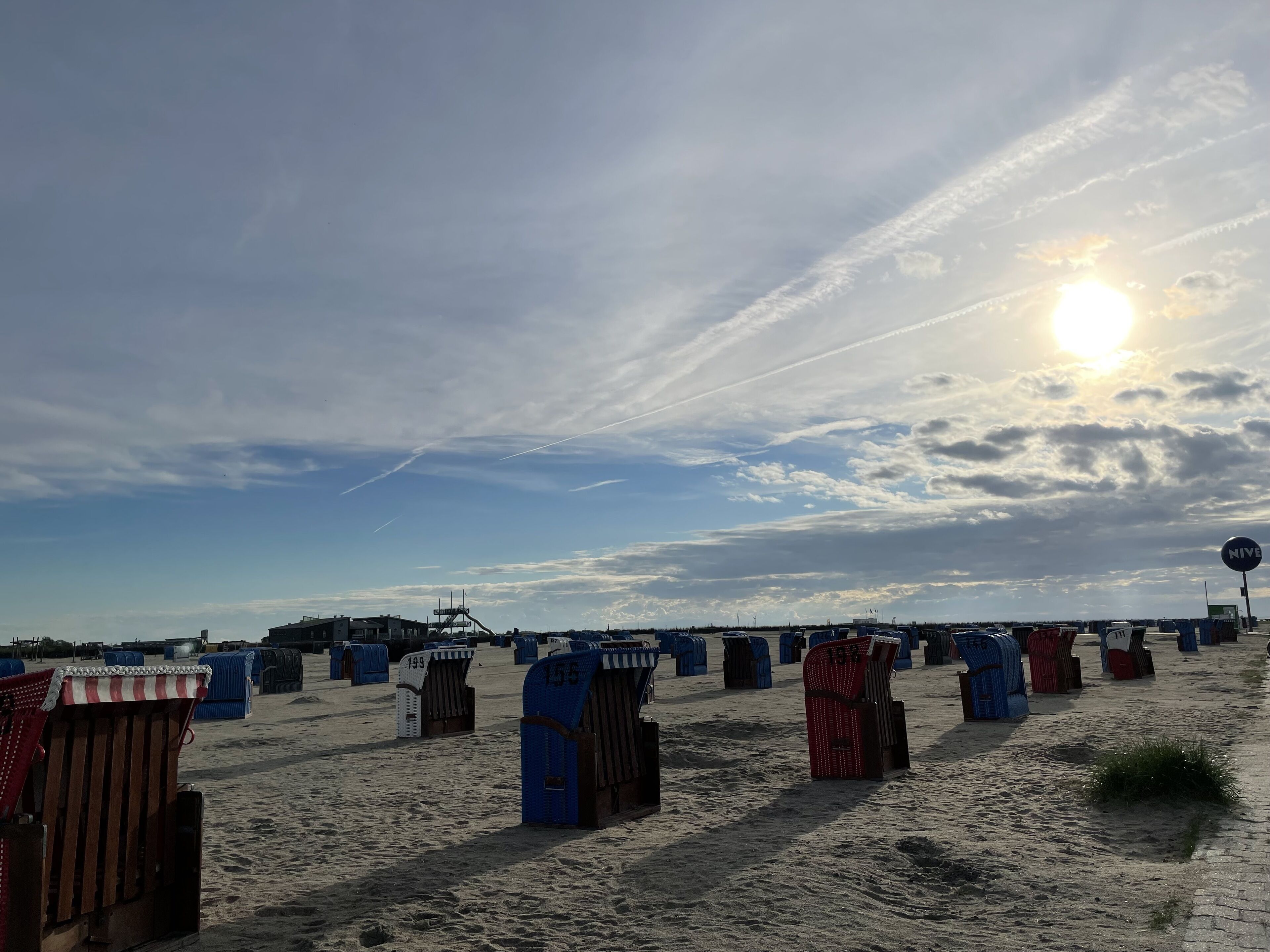 Vlak bij het strand