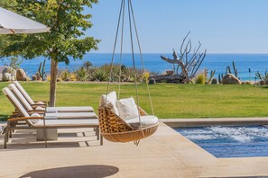 Outdoor pool, a heated pool - West Enclave 8: 1 Row Back from Staircase to Beach on Grounds of Luxury Resort. (San Jose Del Cabo)