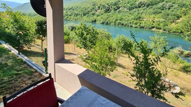 Terrace/patio - Residence Riverside villas with pool (Mostar)