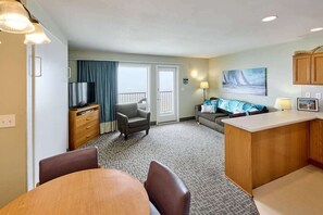 TV, DVD player, offices