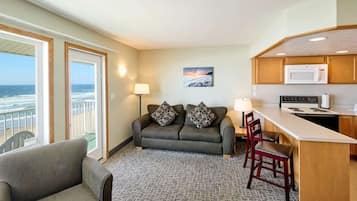 Een televisie, een dvd-speler en een kantoor