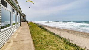 Accommodatie ligt op het strand