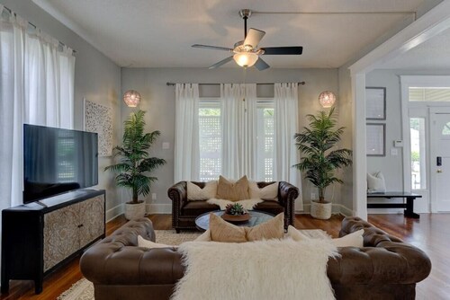 Tucker #1 Main House · Walk to Overton Square from your Historic Retreat