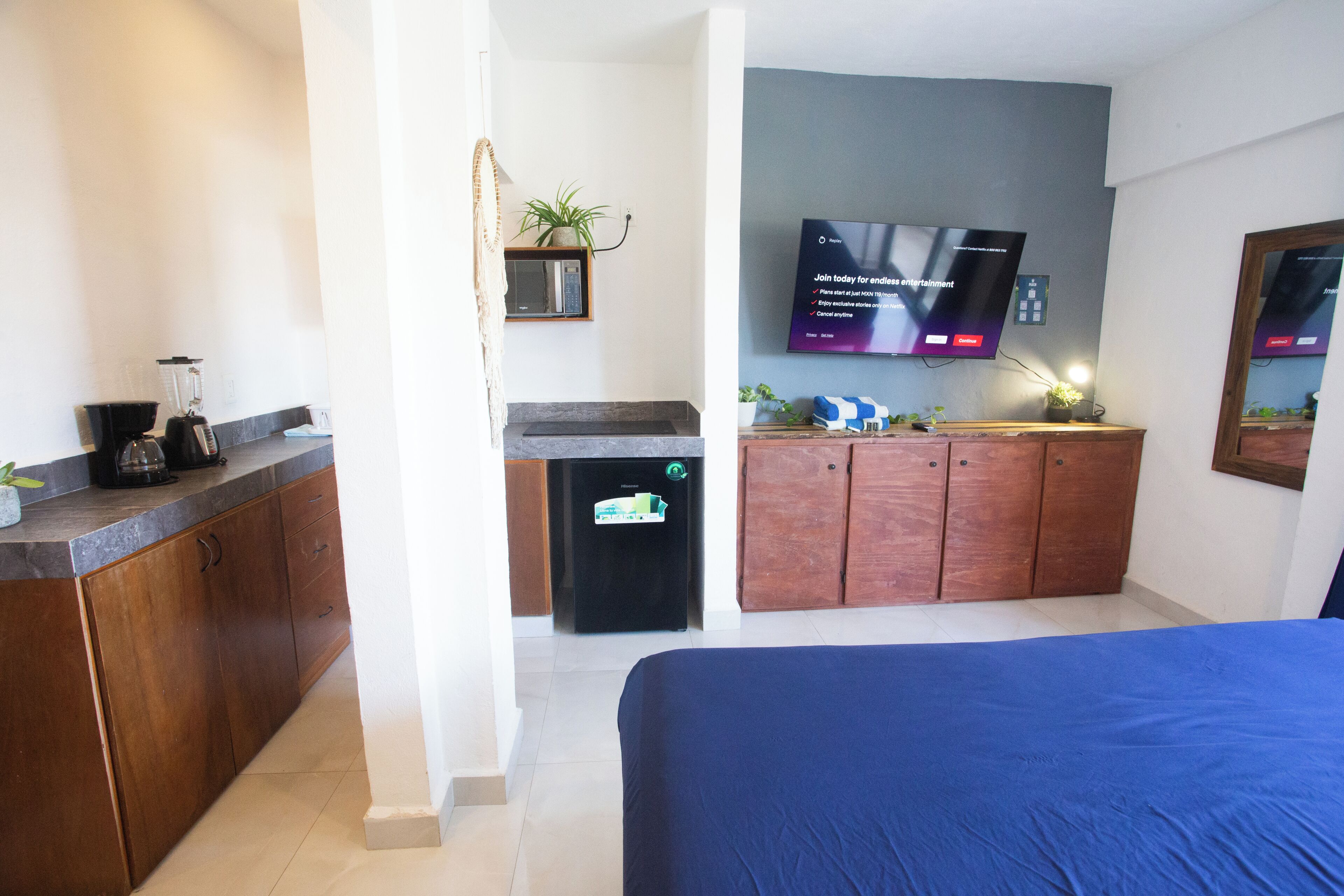 Studiosuite – deluxe, 1 kingsize-seng | Minibar, wi-fi (inkludert) og sengetøy