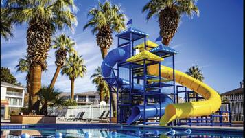 Indoor pool, outdoor pool