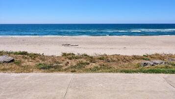 On the beach