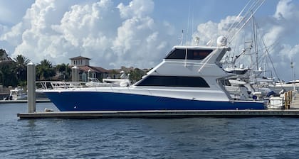 48’ Hattaras Sport Yacht onTreasure Island inter coastal near johns pass village