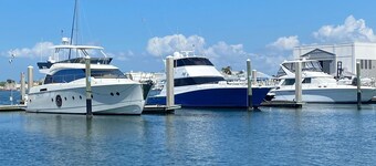 48’ Hattaras Sport Yacht onTreasure Island inter coastal near johns pass village