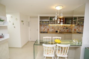 Apartamento família | Opções para refeição