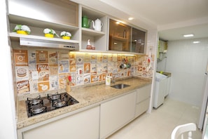 Apartamento familiar | Cocina privada | Frigorífico y utensilios de cocina
