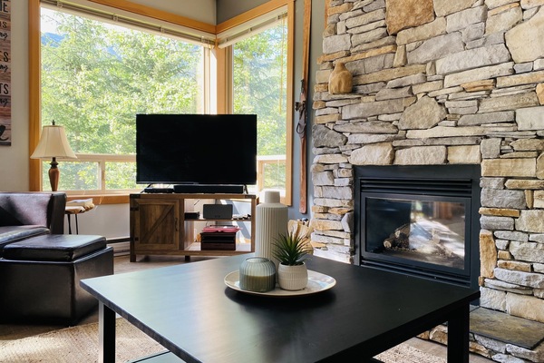 Watch TV with a stunning backdrop