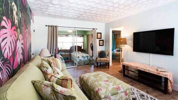 2 chambres, fer et planche à repasser, Wi-Fi, draps fournis