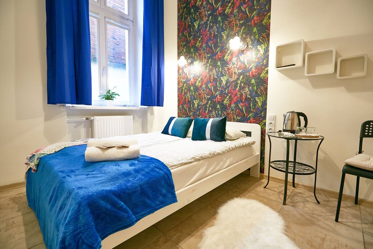 Basic Double Room | Blackout drapes, iron/ironing board (on request), WiFi (free)