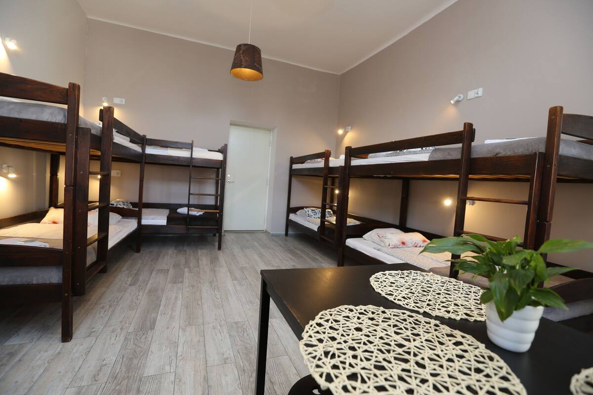 Basic Shared Dormitory | Blackout drapes, iron/ironing board (on request), WiFi (free)