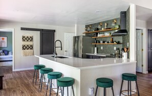 Interior - Secluded Mod Lodge - On Trail Near Waterfall - 2 King Suites! (Bella Vista)