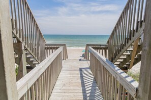 On the beach