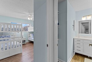 3 bedrooms, travel cot, free WiFi, bed sheets
