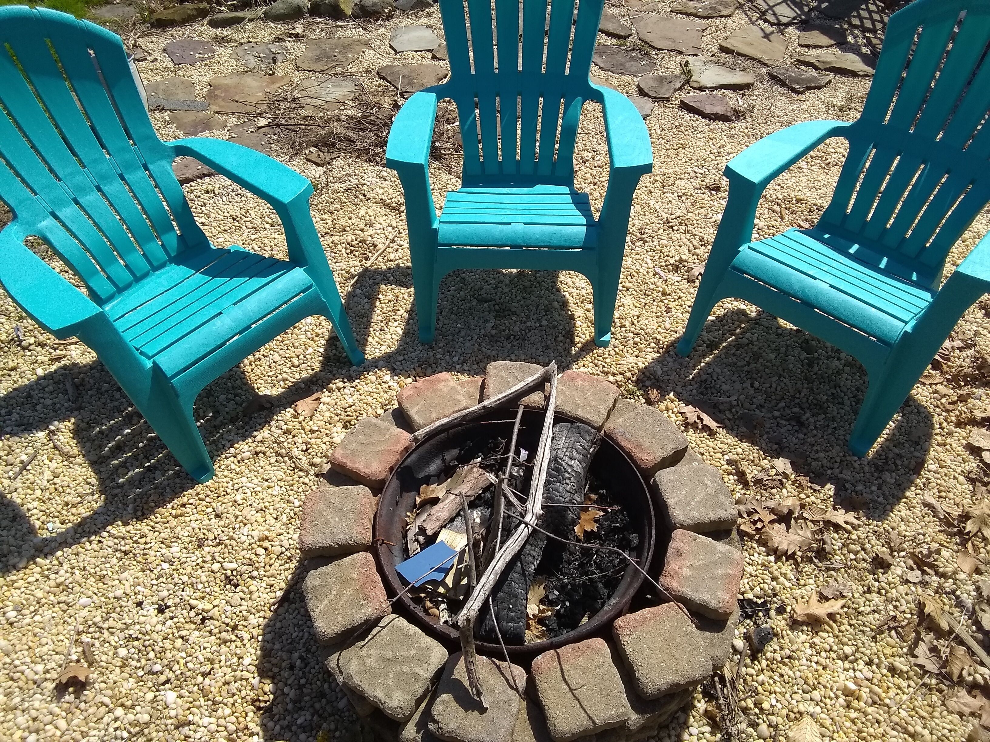 fire pit for relaxing.