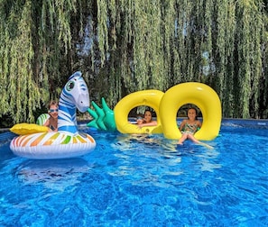 Outdoor pool - Waterfront Oasis with Pool, Hot Tub & Pet Friendly (Kelowna)