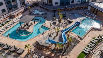 Indoor pool, a heated pool
