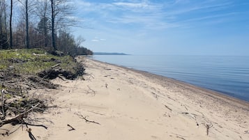 Beach nearby, sun-loungers