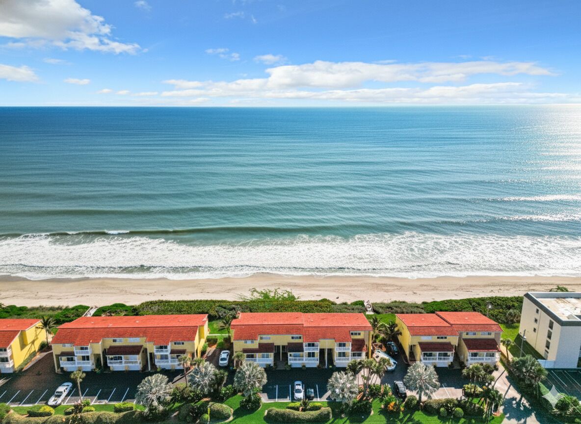 Na praia, espreguiçadeiras, toalhas de praia 