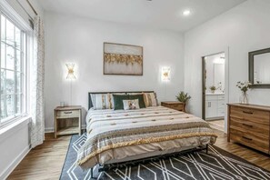 4 bedrooms, iron/ironing board, travel crib, WiFi