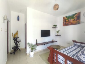 1 soverom, strykejern/-brett, wi-fi og sengetøy