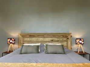 2 habitaciones, cuna de viaje, wifi gratis y ropa de cama 