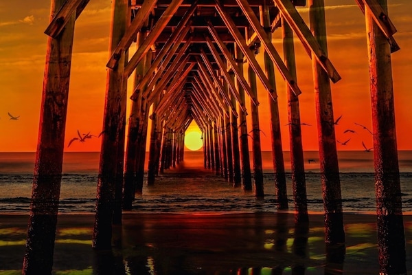 In Strandnähe, Liegestühle