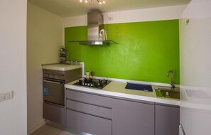 Réfrigérateur, micro-ondes, plaque de cuisson, lave-vaisselle